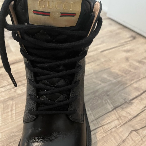 Gucci supreme canvas ankle boots - Picture 10 of 16